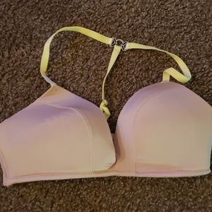 Nude racerback bra